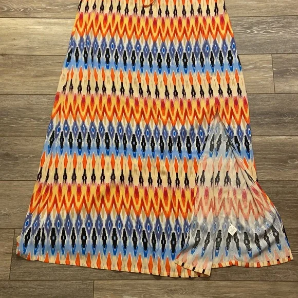 ATHLETA SUNSET HALTER MAXI DRESS SIZE MEDIUM - Picture 2 of 7